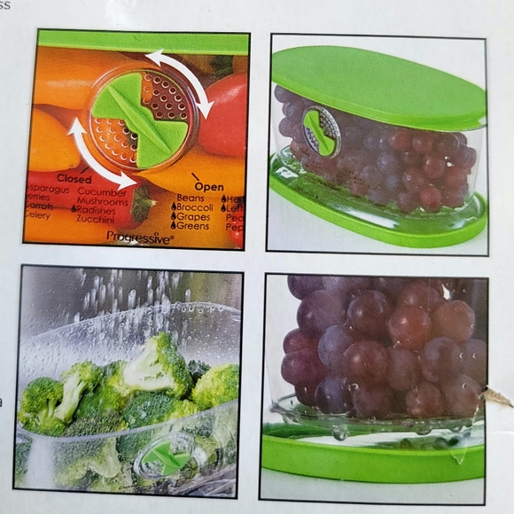 NEW Progressive Prep Solutions Fruit & Veggie Keeper - Picture 6 of 8